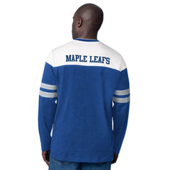 Toronto Maple Leafs Starter Blitz Durene Long Sleeve T-Shirt - Blue | US 201432187