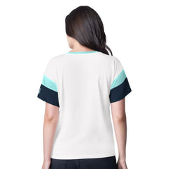 Seattle Kraken G-III 4Her by Carl Banks Women's Rink Oversized Rhinestone V-Neck T-Shirt - White | US 201432662