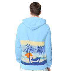 New York Rangers Margaritaville Island Dream Peached Pullover Hoodie - Blue | US 201432730