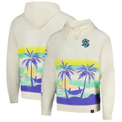 Seattle Kraken Margaritaville Island Dream Peached Pullover Hoodie - Cream | US 201432734