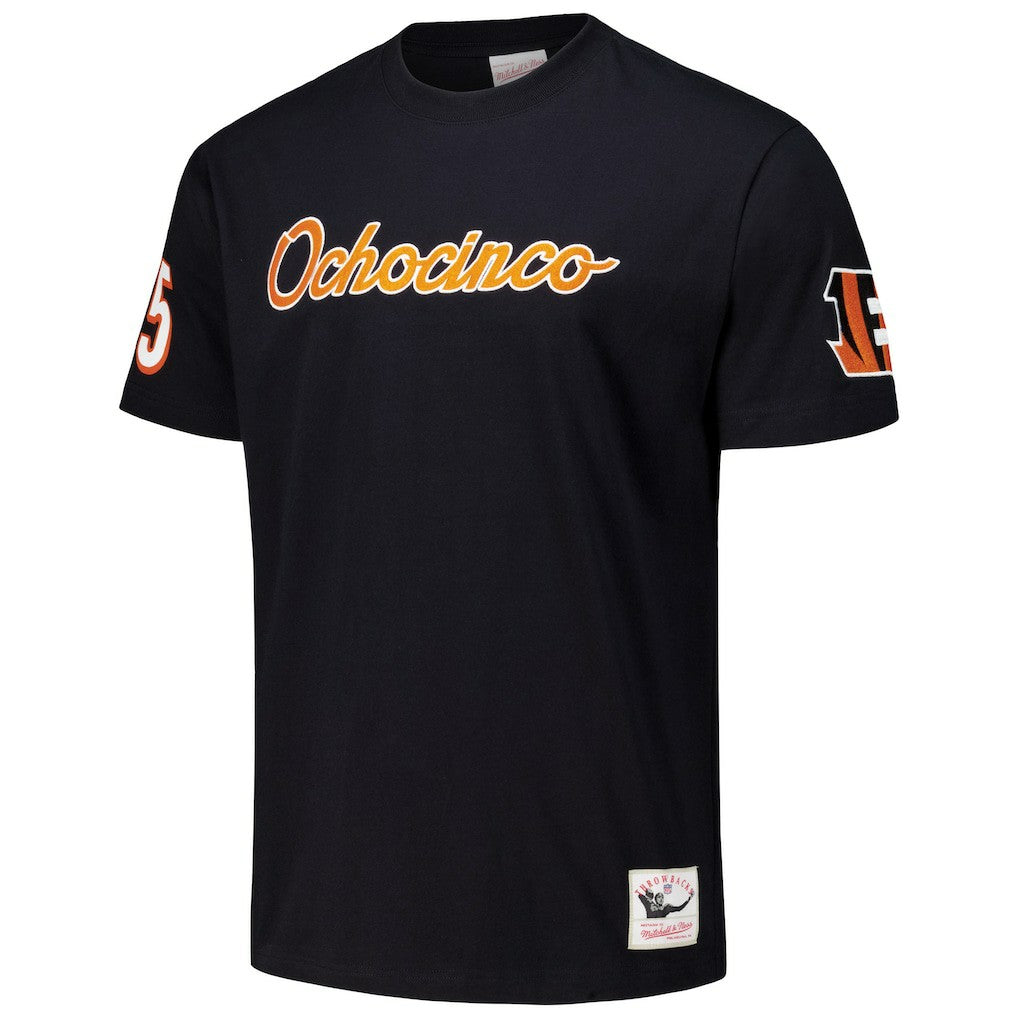 Chad Johnson Cincinnati Bengals Retired Player Nickname T-Shirt - Black T-shirts