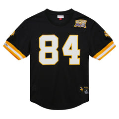 Randy Moss Minnesota Vikings Retired Player Name & Number Mesh Top - Black Tops