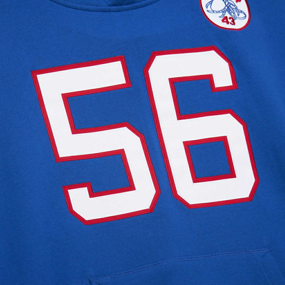 Lawrence Taylor New York Giants Retired Player Name & Number Pullover Hoodie - Royal Hoodies