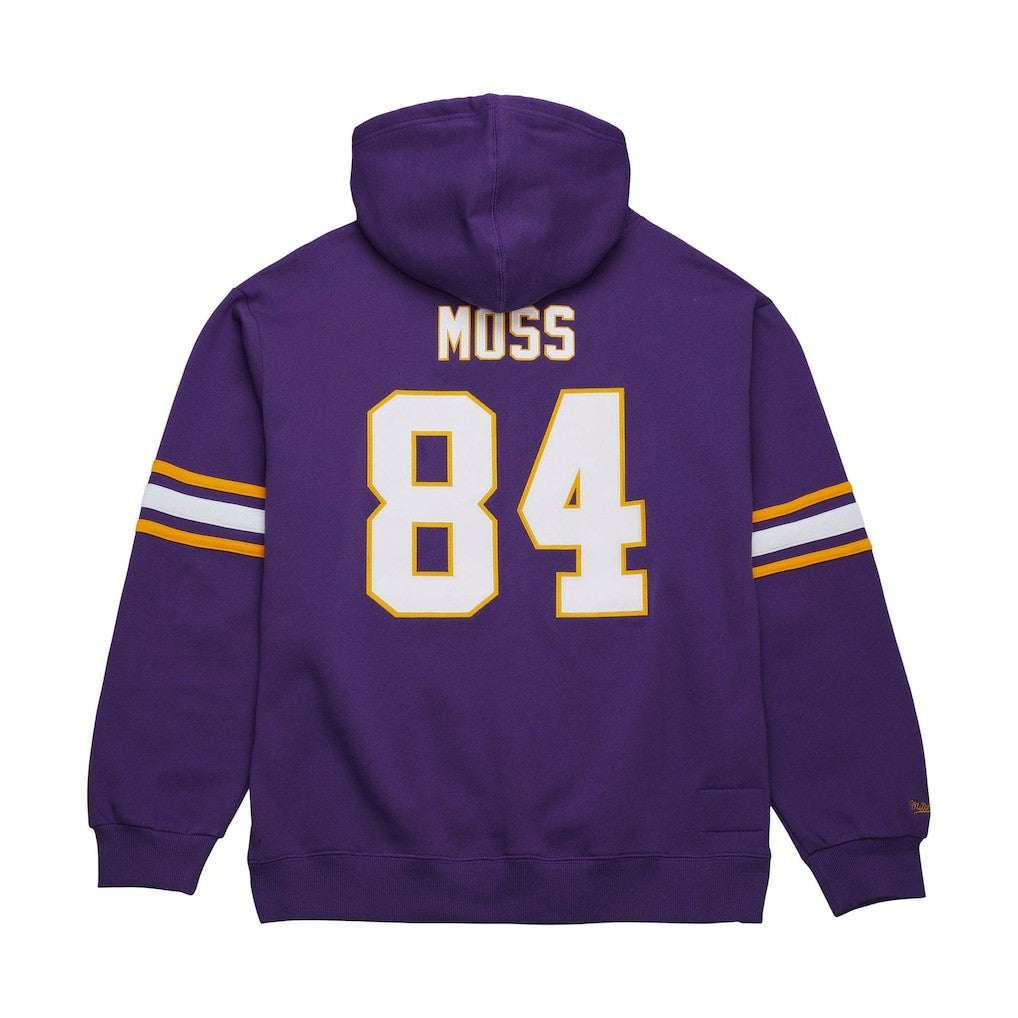 Randy Moss Minnesota Vikings Retired Player Name & Number Pullover Hoodie - Purple Hoodies