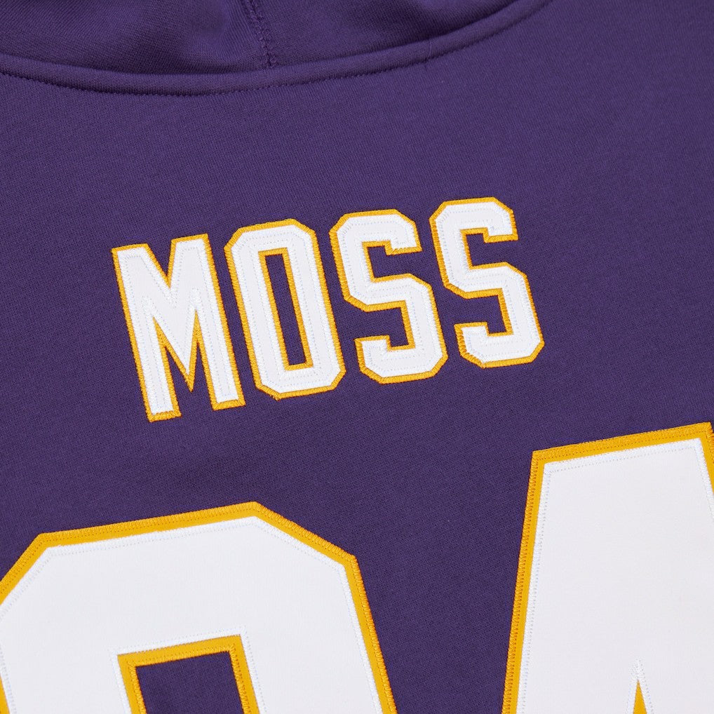 Randy Moss Minnesota Vikings Retired Player Name & Number Pullover Hoodie - Purple Hoodies