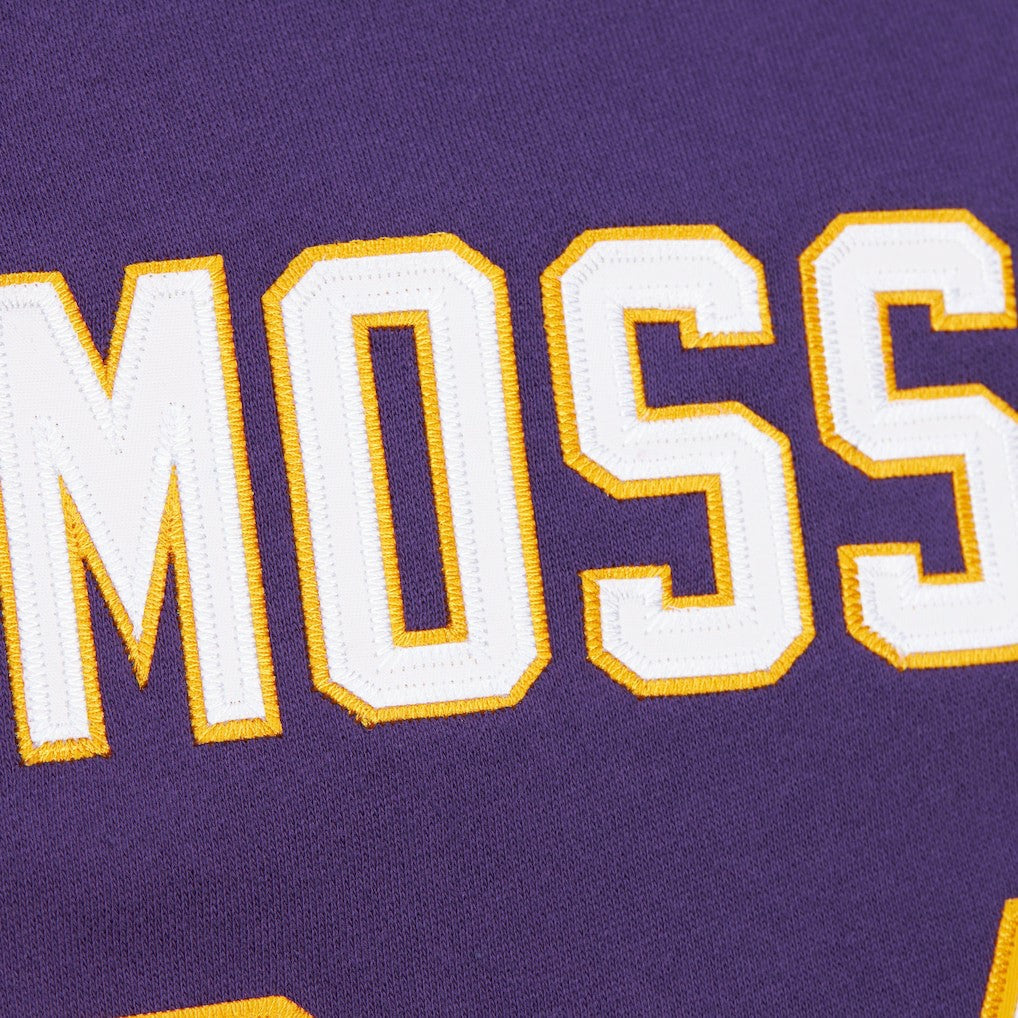 Randy Moss Minnesota Vikings Retired Player Name & Number Pullover Hoodie - Purple Hoodies
