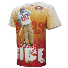 Jerry Rice San Francisco 49ers Burst Retired Player T-Shirt - Gray T-shirts