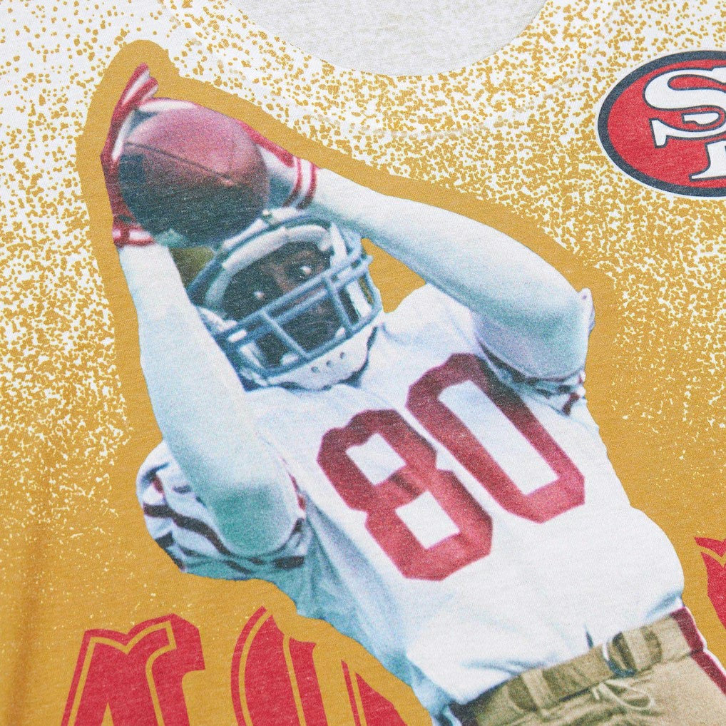 Jerry Rice San Francisco 49ers Burst Retired Player T-Shirt - Gray T-shirts
