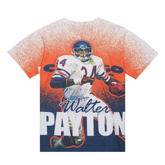 Walter Payton Chicago Bears Burst Retired Player T-Shirt - Gray T-shirts