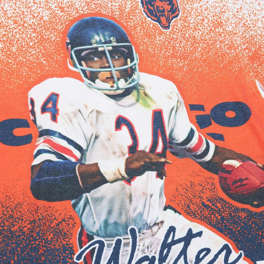 Walter Payton Chicago Bears Burst Retired Player T-Shirt - Gray T-shirts