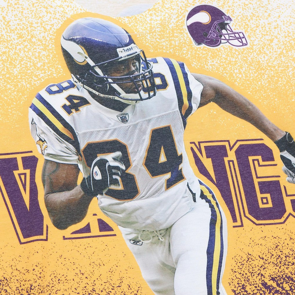 Randy Moss Minnesota Vikings Burst Retired Player T-Shirt - Gray T-shirts