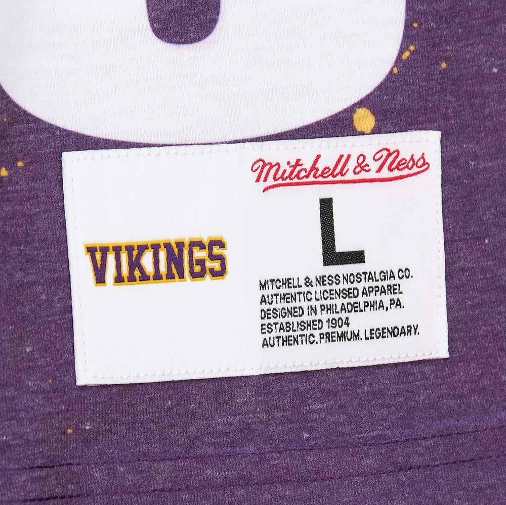 Randy Moss Minnesota Vikings Burst Retired Player T-Shirt - Gray T-shirts
