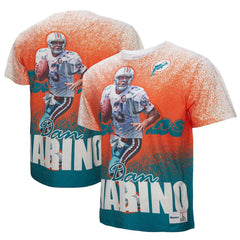 Dan Marino Miami Dolphins Burst Retired Player T-Shirt - White T-shirts