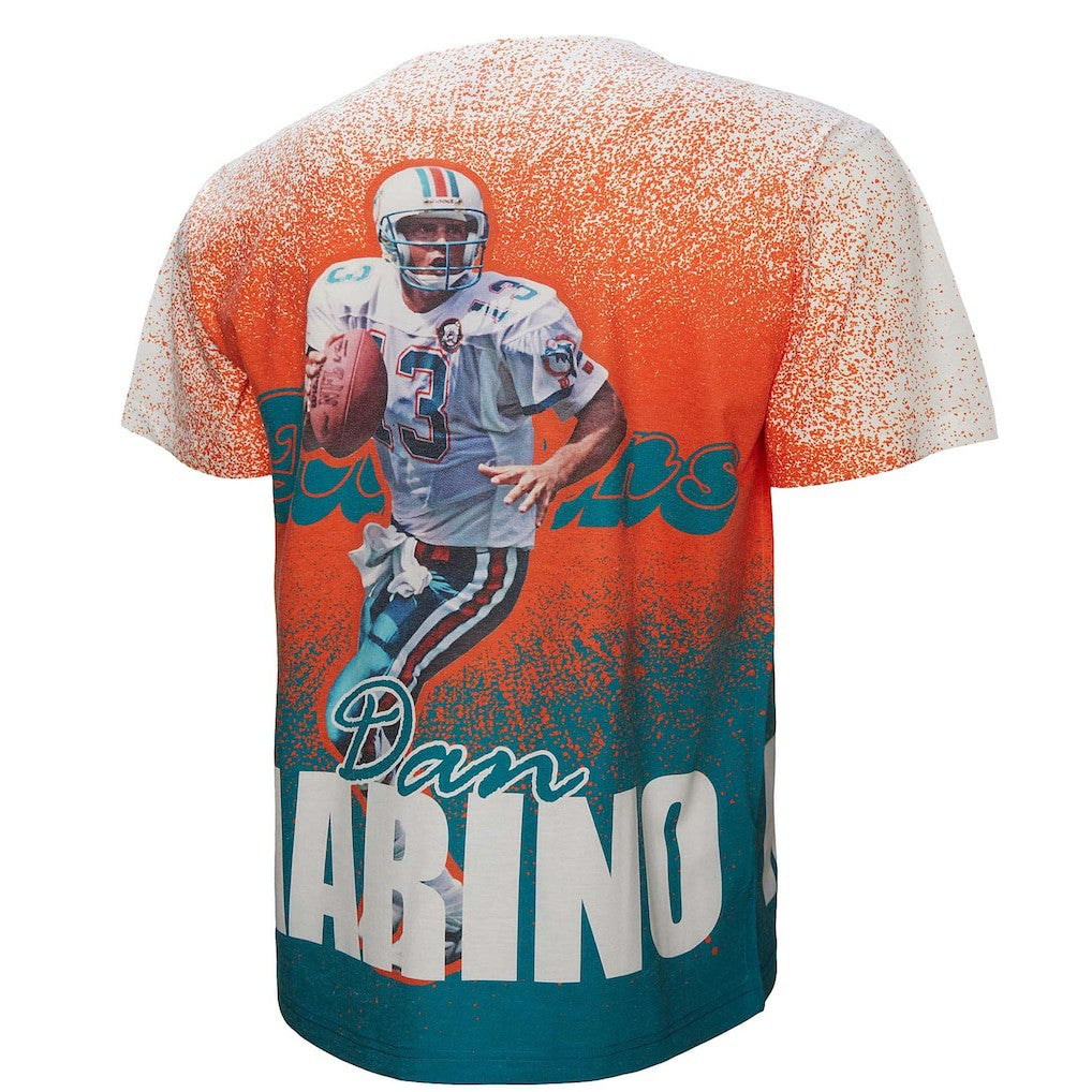 Dan Marino Miami Dolphins Burst Retired Player T-Shirt - White T-shirts