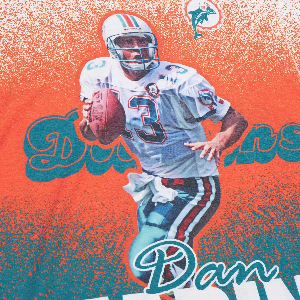 Dan Marino Miami Dolphins Burst Retired Player T-Shirt - White T-shirts