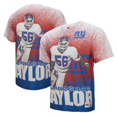 Lawrence Taylor New York Giants Burst Retired Player T-Shirt - Gray T-shirts