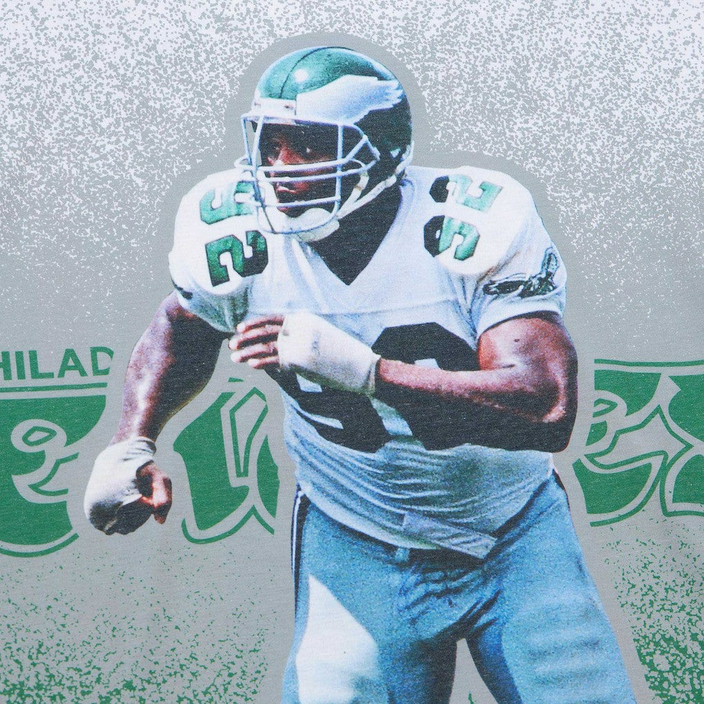 Reggie White Philadelphia Eagles Burst Retired Player T-Shirt - Gray T-shirts