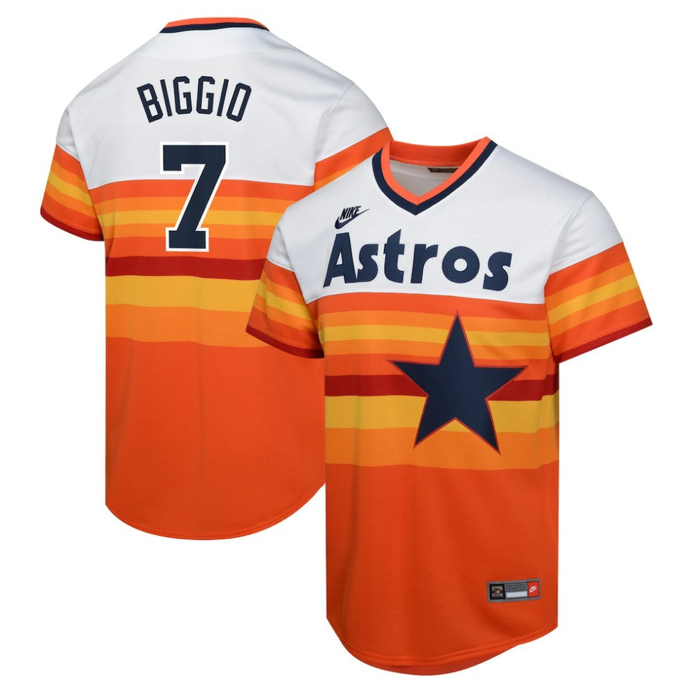 Craig Biggio Houston Astros Nike Youth Cooperstown Collection Limited Player Jersey - White Jerseys