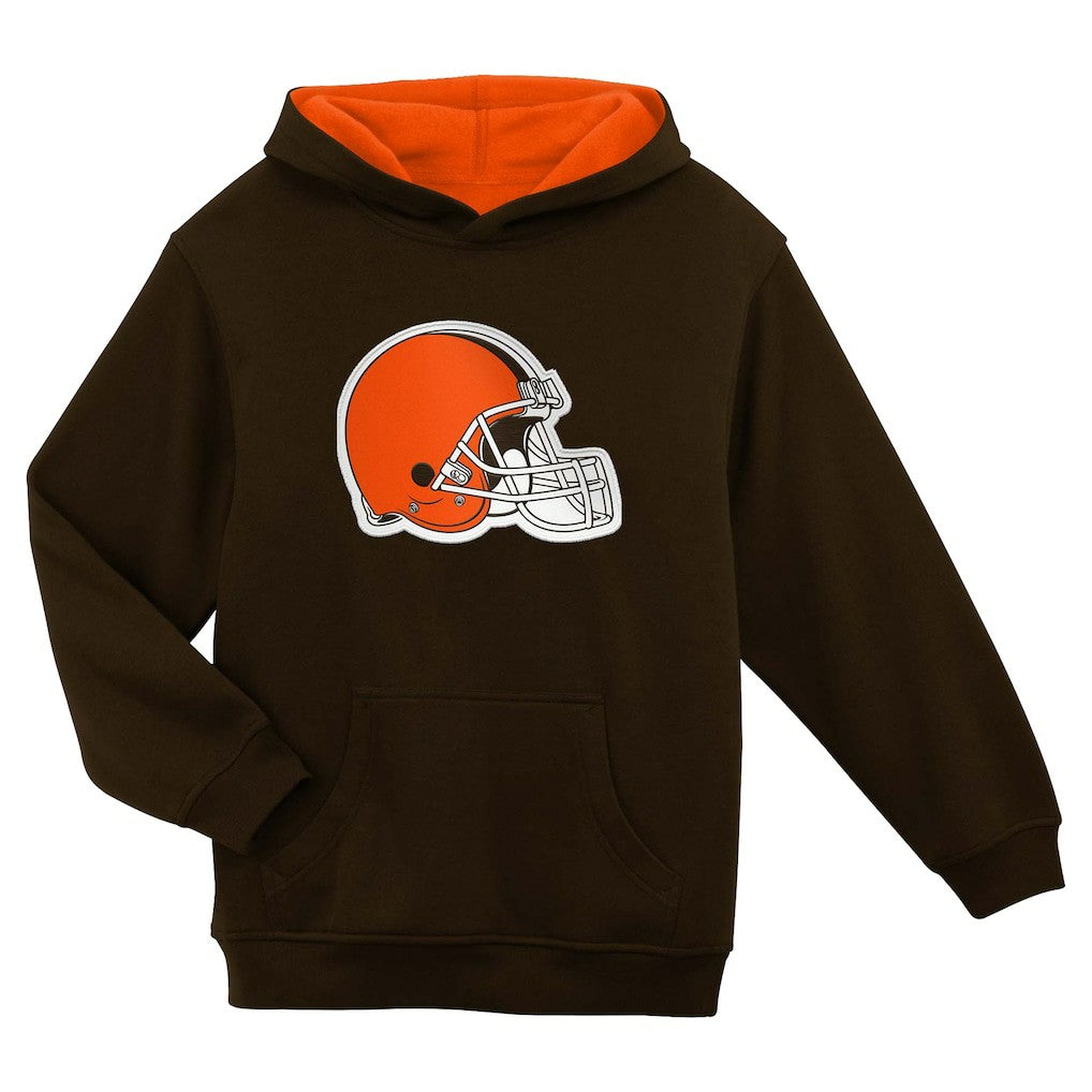 Cleveland Browns Outerstuff Preschool Prime Pullover Hoodie - Brown Hoodies