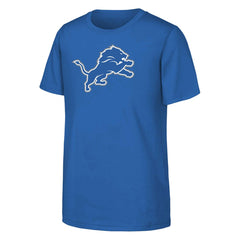 Detroit Lions Outerstuff Youth Primary Logo T-Shirt - Blue T-shirts