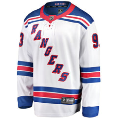 Mika Zibanejad New York Rangers Fanatics Away Premier Breakaway Player Jersey - White | US 201434977