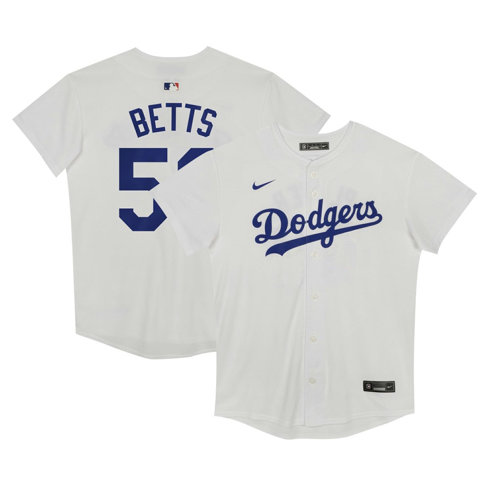 Mookie Betts Los Angeles Dodgers Nike Preschool Home Game Jersey - White Jerseys