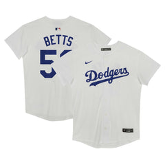 Mookie Betts Los Angeles Dodgers Nike Preschool Home Game Jersey - White Jerseys