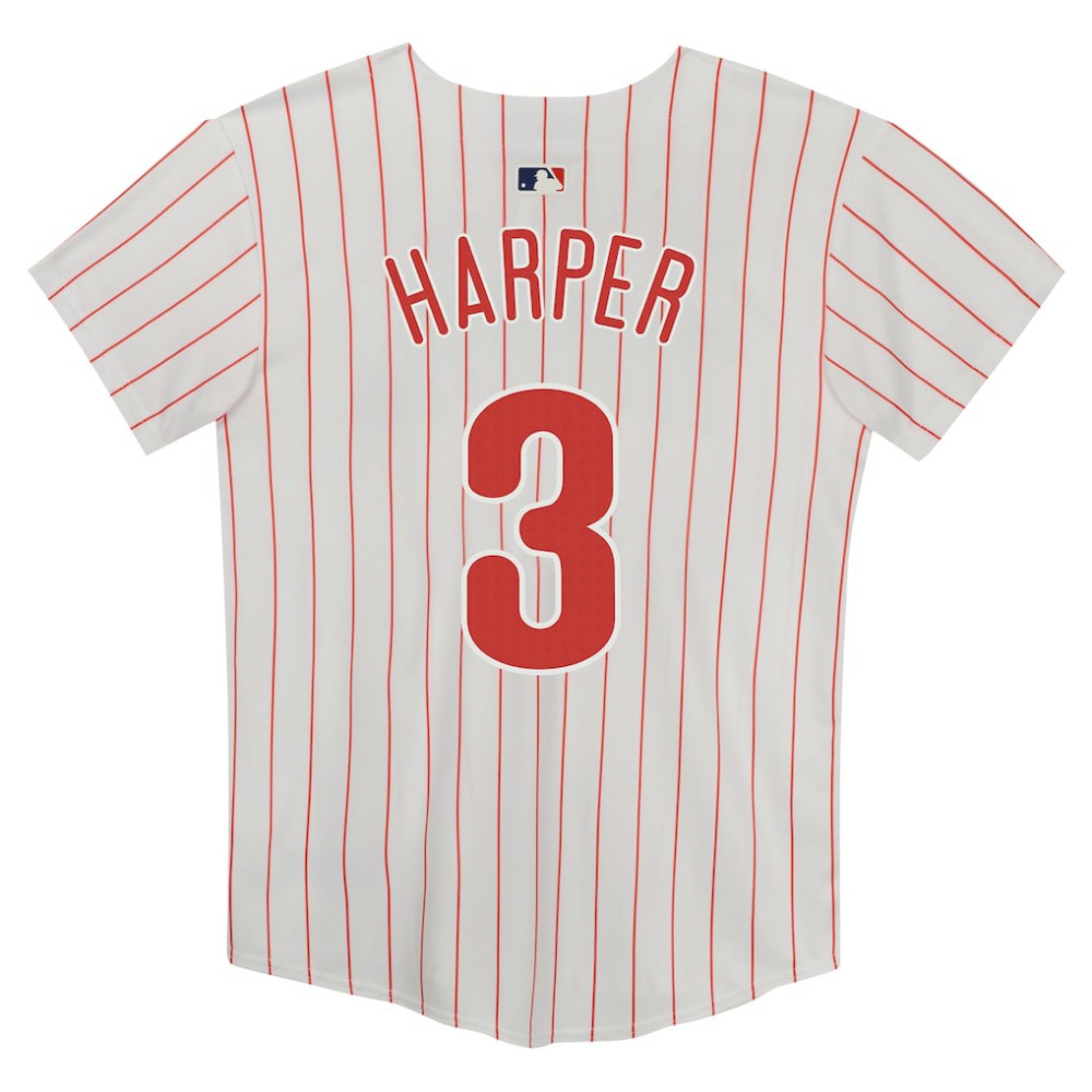 Bryce Harper Philadelphia Phillies Nike Preschool Home Game Jersey - White Jerseys