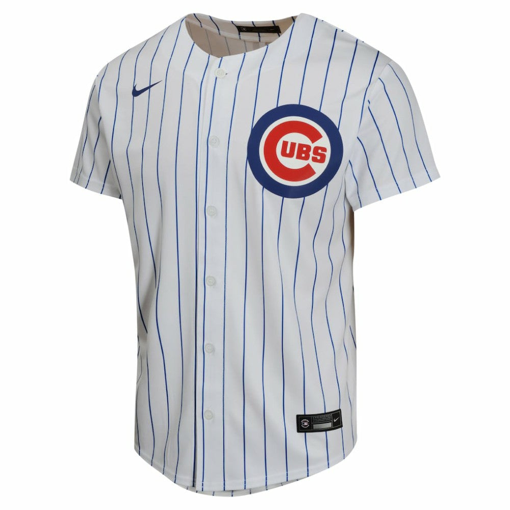 Dansby Swanson Chicago Cubs Nike Youth Home Game Player Jersey - White Jerseys