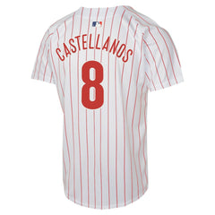 Nick Castellanos Philadelphia Phillies Nike Youth Home Game Player Jersey - White Jerseys