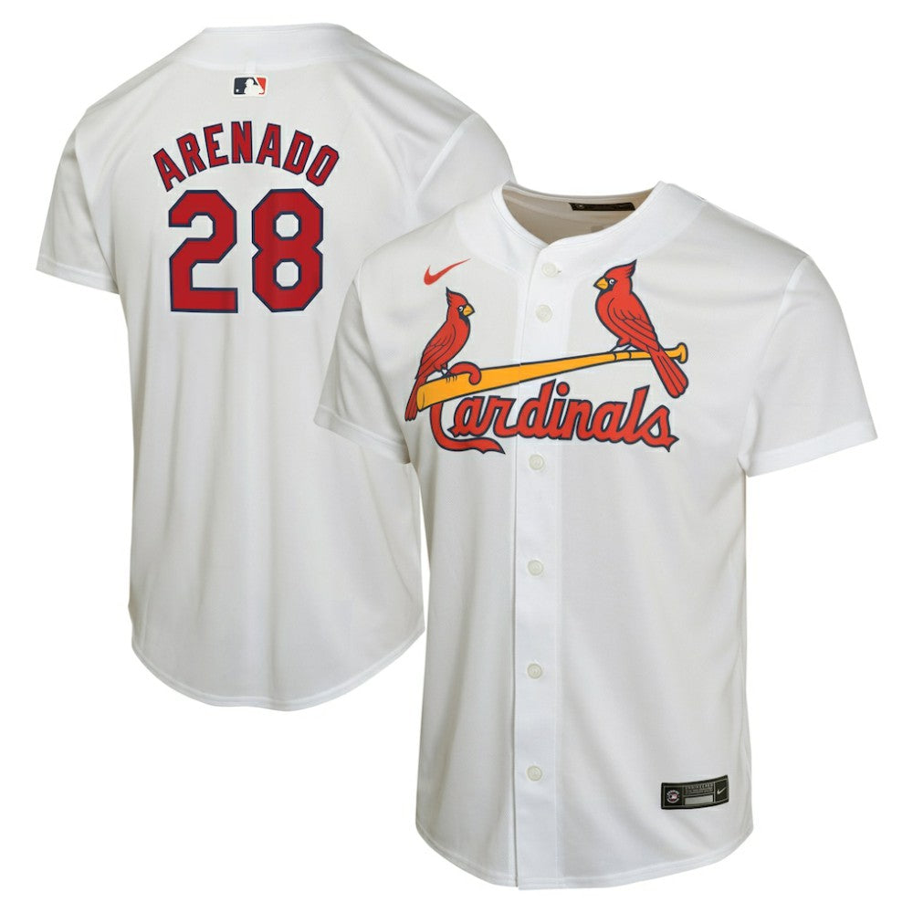 Nolan Arenado St. Louis Cardinals Nike Youth Home Game Player Jersey - White Jerseys