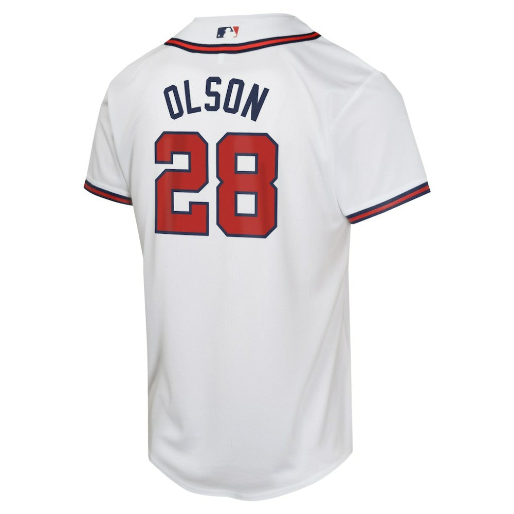 Matt Olson Atlanta Braves Nike Youth Home Game Player Jersey - White Jerseys