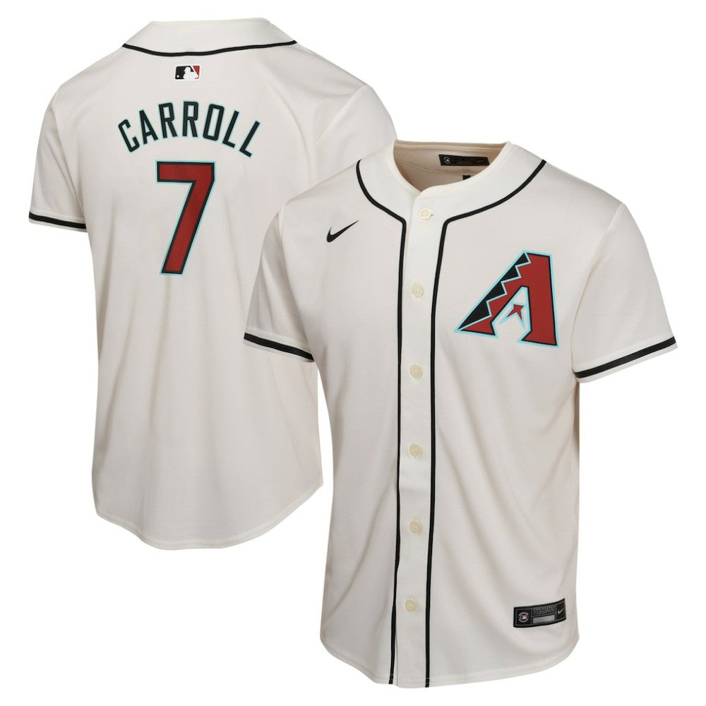 Corbin Carroll Arizona Diamondbacks Nike Youth Home Game Player Jersey - White Jerseys