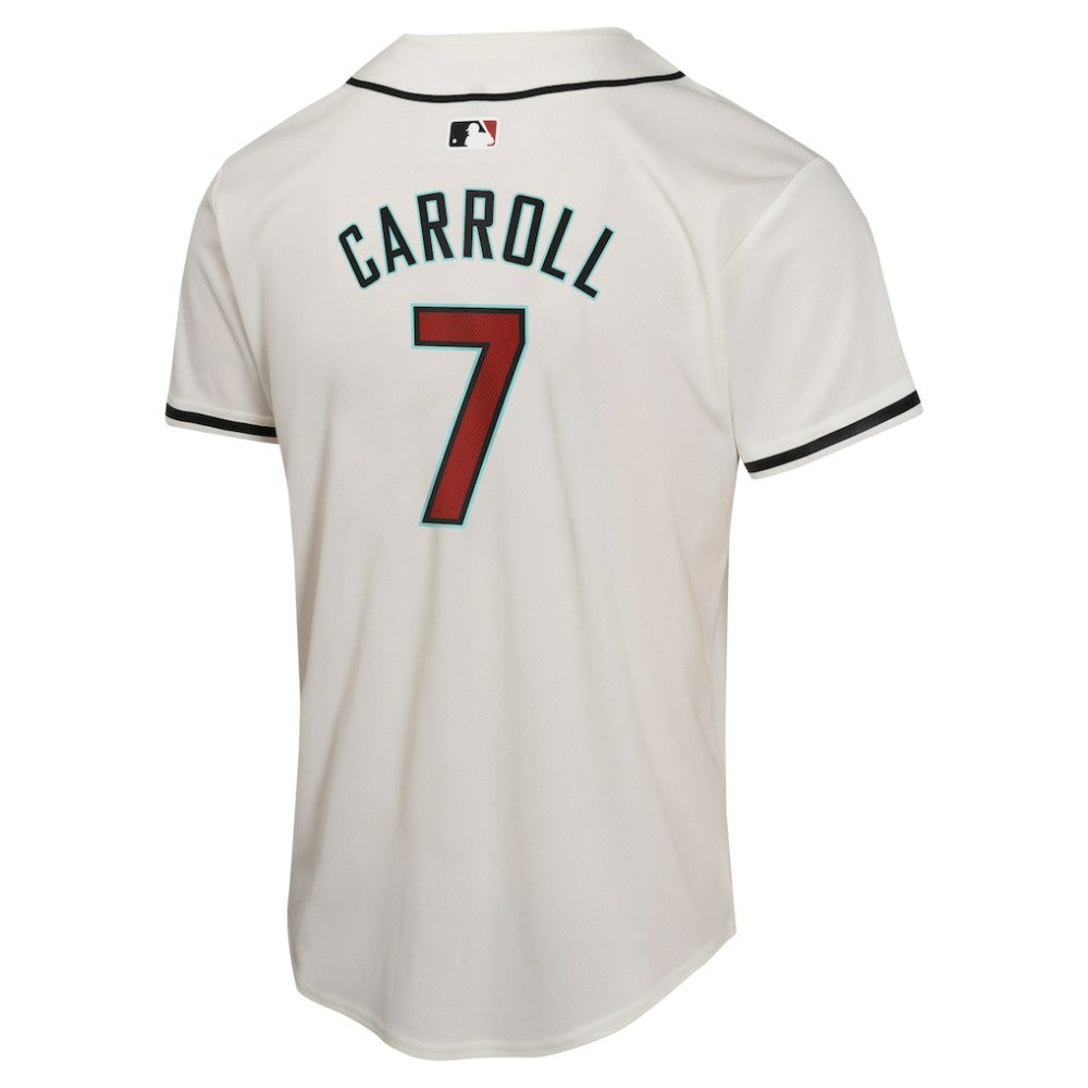 Corbin Carroll Arizona Diamondbacks Nike Youth Home Game Player Jersey - White Jerseys