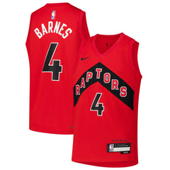 Scottie Barnes Toronto Raptors Youth Swingman Jersey Icon Edition Red - Nike