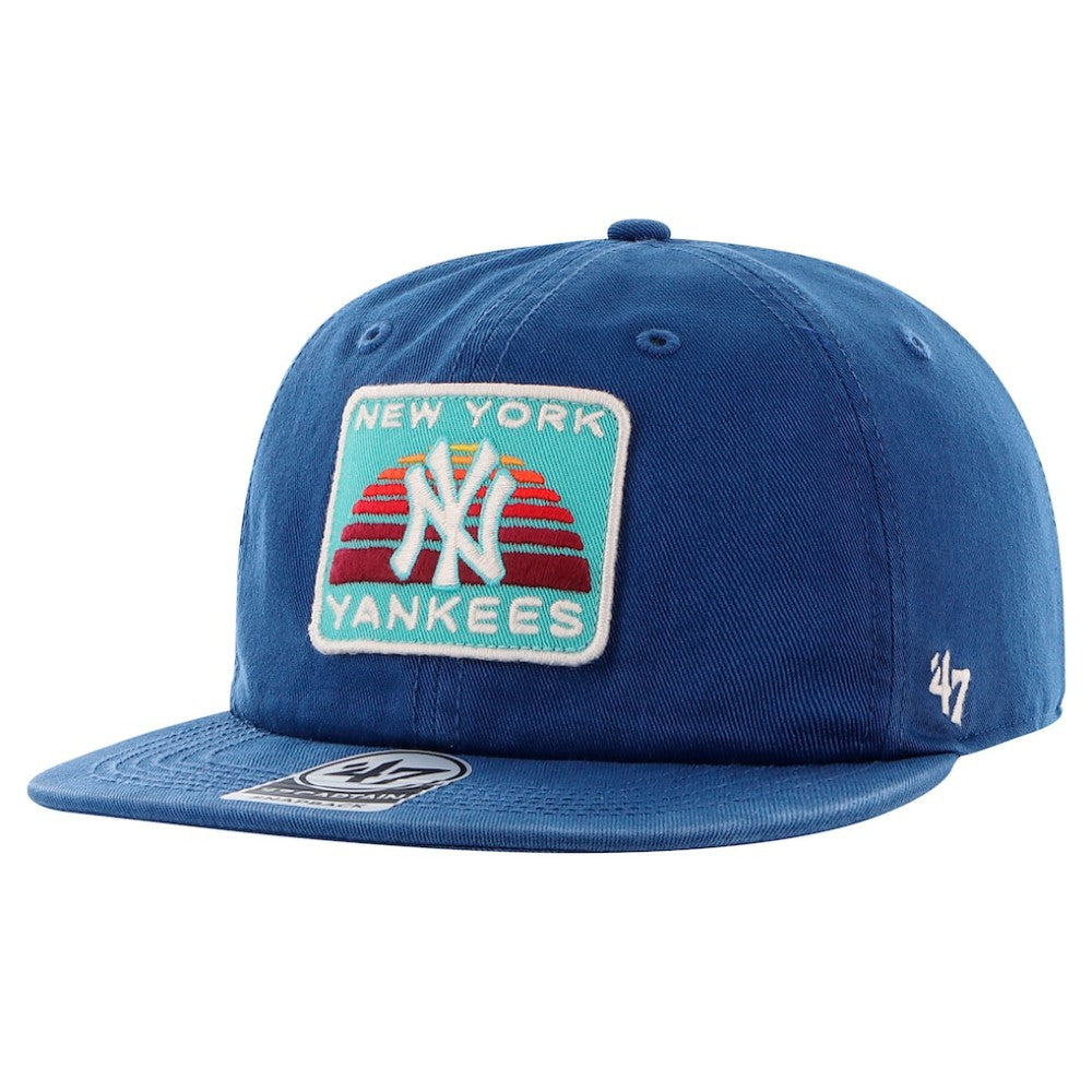 New York Yankees '47 Cypress Captain Snapback Hat - Navy Hats