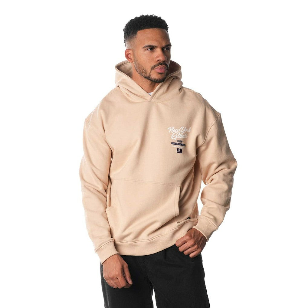 New York Giants The Wild Collective Unisex Fleece Pullover Hoodie - Cream Hoodies