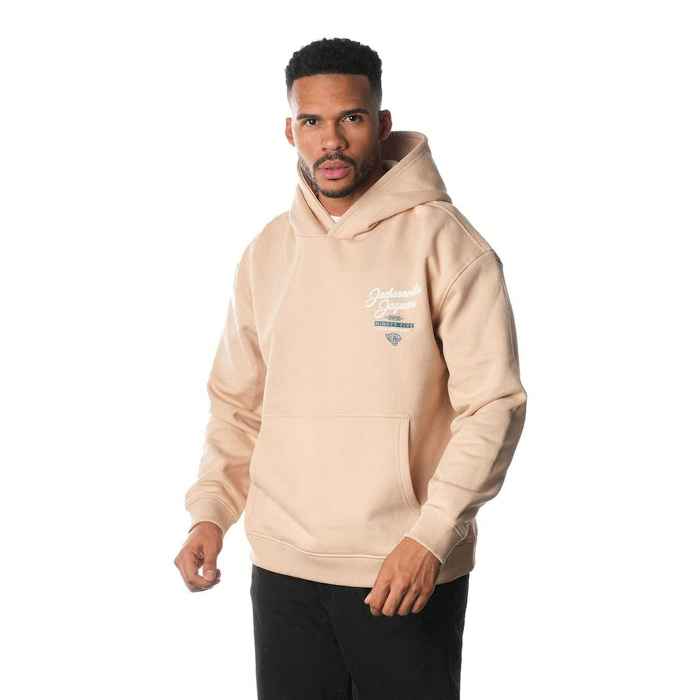 Jacksonville Jaguars The Wild Collective Unisex Fleece Pullover Hoodie - Cream Hoodies