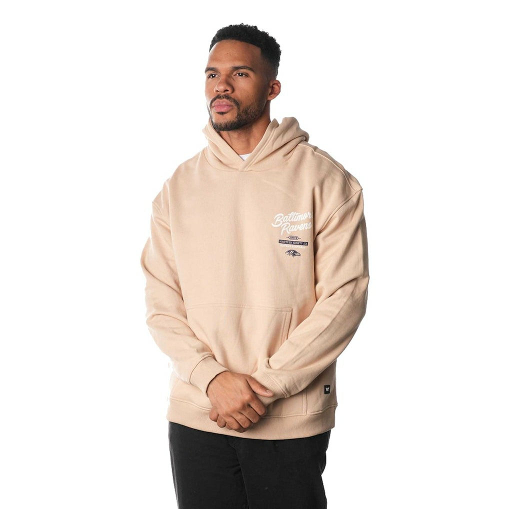 Baltimore Ravens The Wild Collective Unisex Fleece Pullover Hoodie - Cream Hoodies