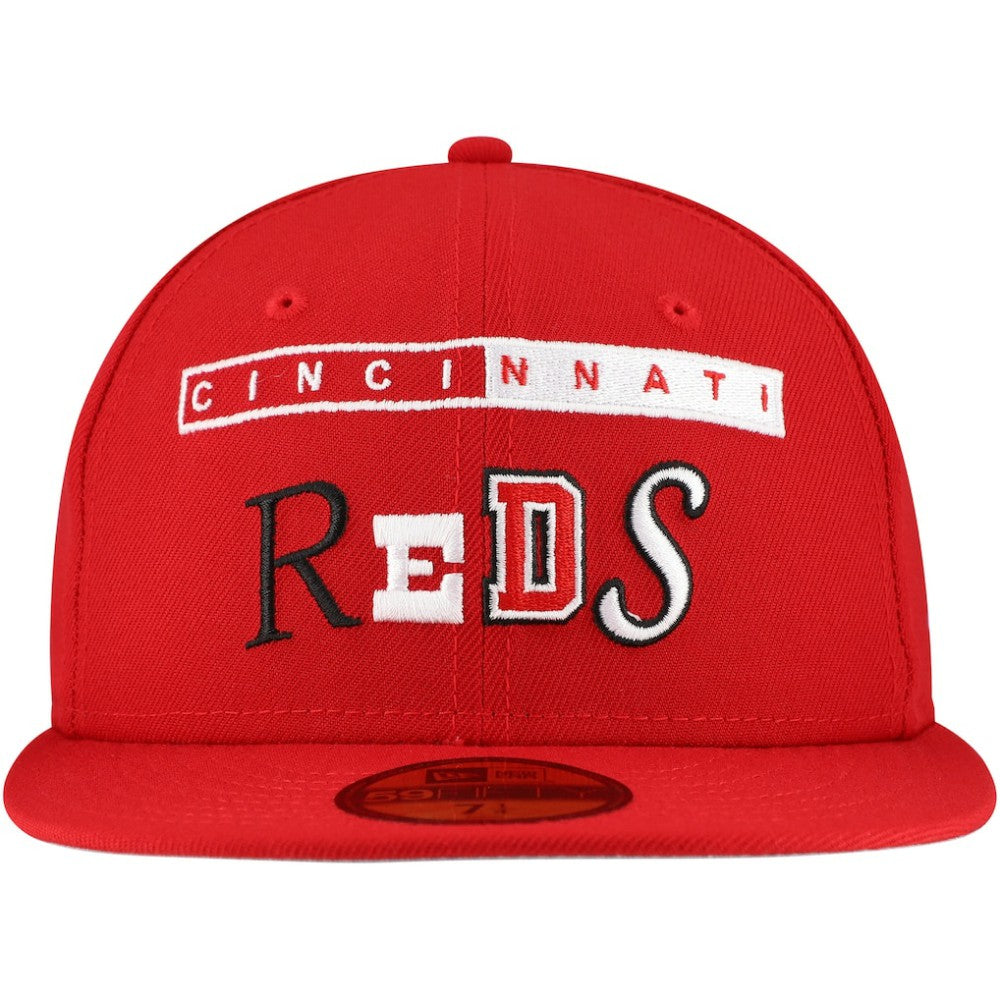 Cincinnati Reds New Era Ransom 59FIFTY Fitted Hat - Red Hats