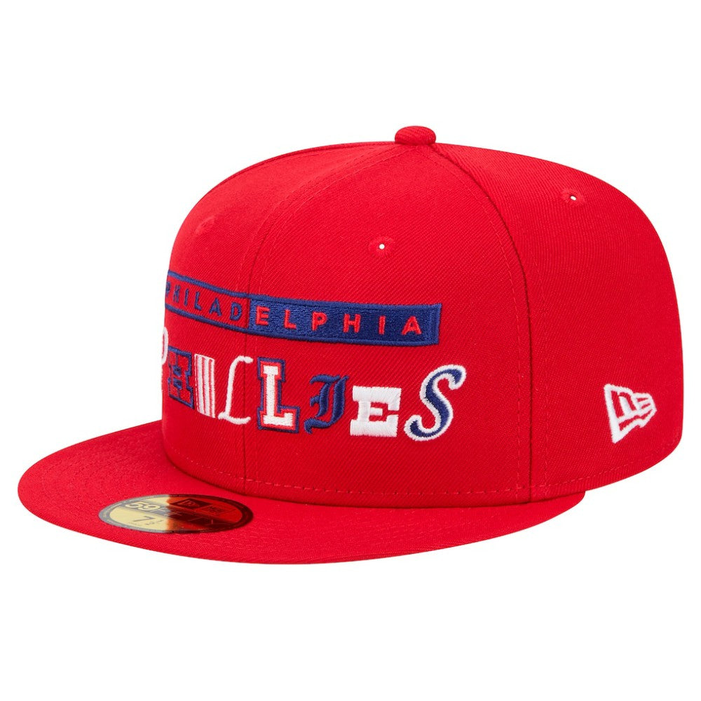 Philadelphia Phillies New Era Ransom 59FIFTY Fitted Hat - Red Hats