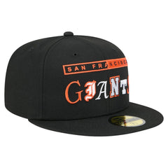 San Francisco Giants New Era Ransom 59FIFTY Fitted Hat - Black Hats