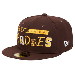 San Diego Padres New Era Ransom 59FIFTY Fitted Hat - Brown Hats