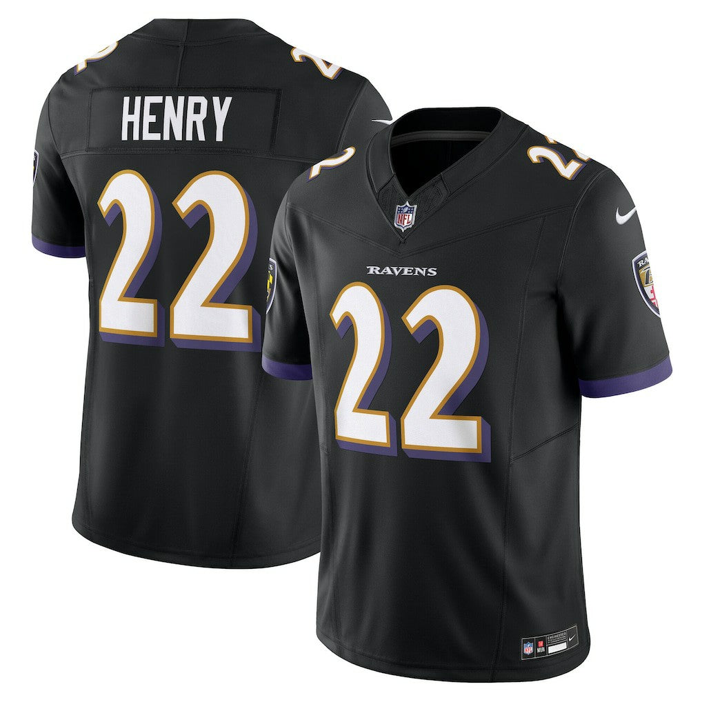 Derrick Henry Baltimore Ravens Vapor F.U.S.E. Limited Jersey - Black Jerseys
