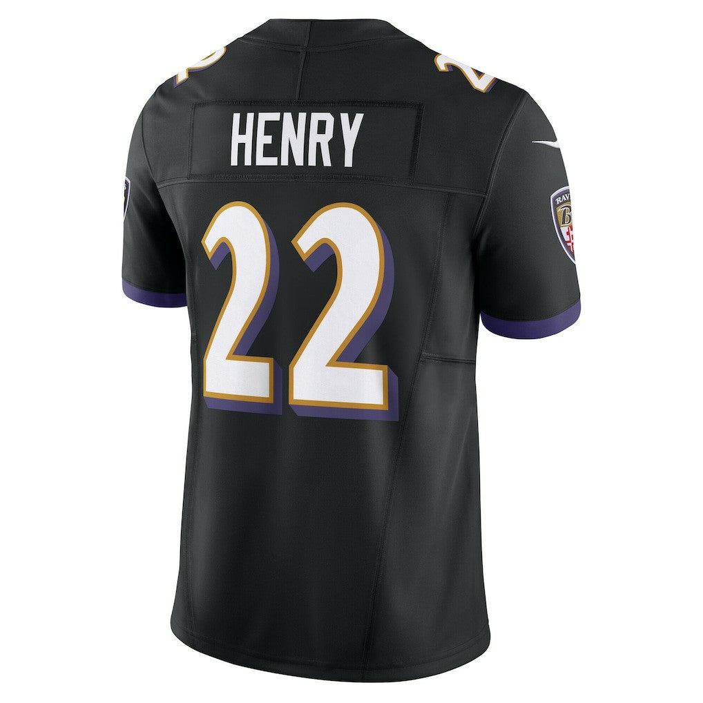 Derrick Henry Baltimore Ravens Vapor F.U.S.E. Limited Jersey - Black Jerseys