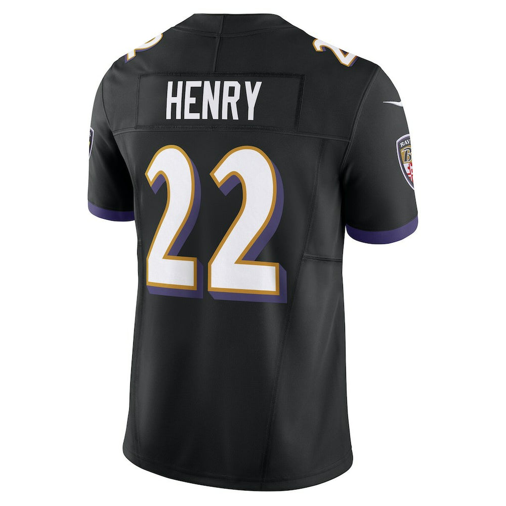 Derrick Henry Baltimore Ravens Vapor F.U.S.E. Limited Jersey - Black Jerseys