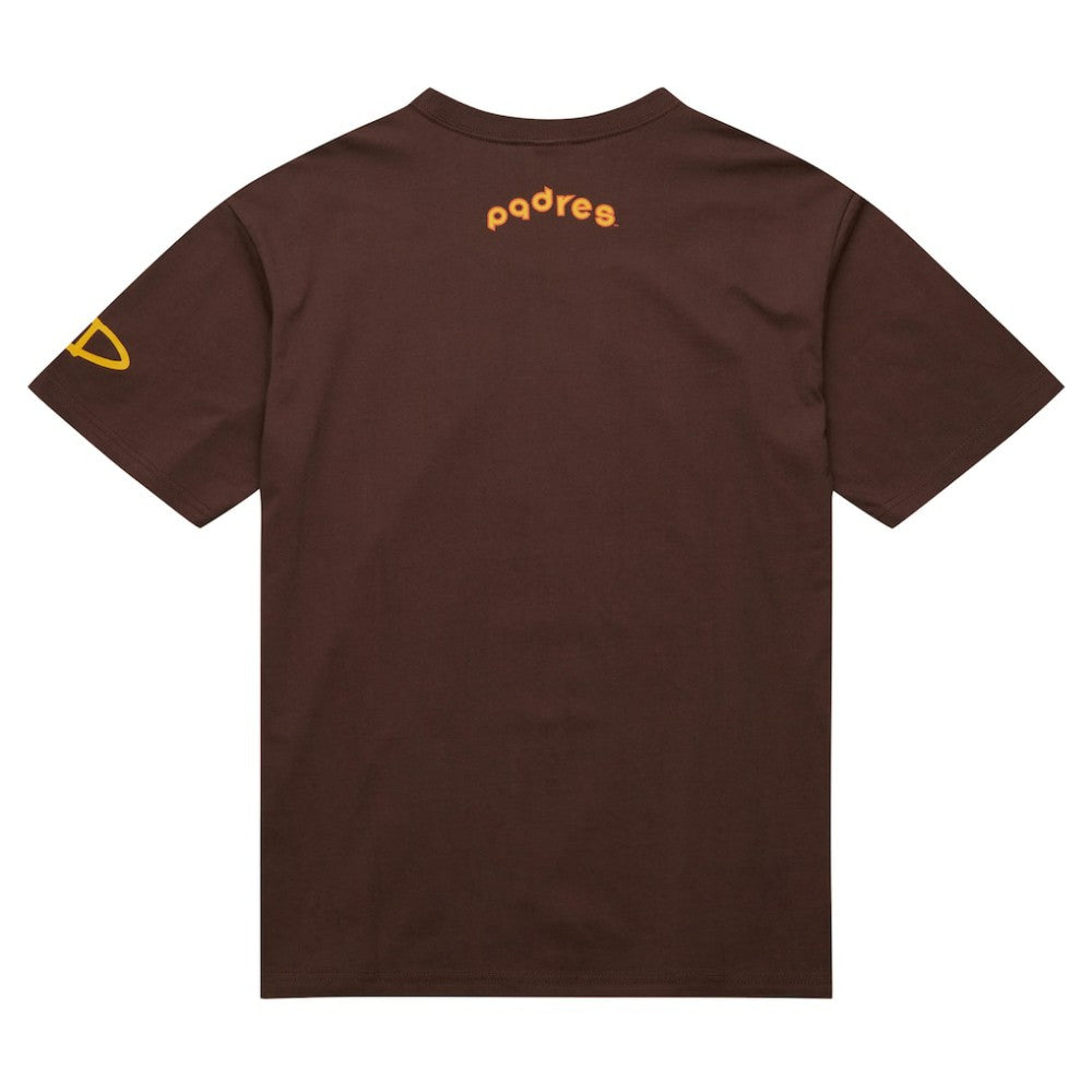 Tony Gwynn San Diego Padres Mitchell & Ness Cooperstown Collection Heavyweight Premium Player Vintage Logo T-Shirt - Brown T-shirts