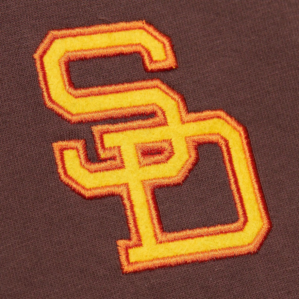 Tony Gwynn San Diego Padres Mitchell & Ness Cooperstown Collection Heavyweight Premium Player Vintage Logo T-Shirt - Brown T-shirts