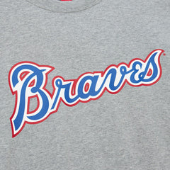 Hank Aaron Atlanta Braves Mitchell & Ness Cooperstown Collection Legends T-Shirt - Heather Gray T-shirts