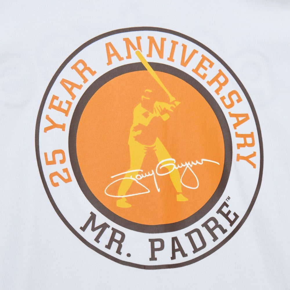 San Diego Padres Mitchell & Ness Cooperstown Collection Player Legends Ringer T-Shirt - White T-shirts